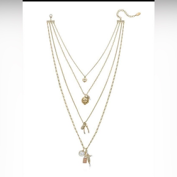zaxie ny stephanie taylor Jewelry - Zaxie by Stephanie Taylor Gold Layered Necklace Set